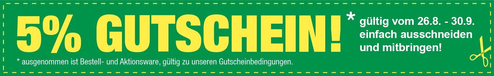 Abbildung 5% Gutschein Steinsdorfer